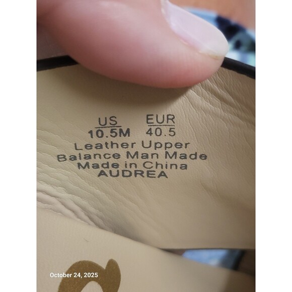 Sam Edelman Womens Black Leather Open Toe Slide Sandals 10 EUC - Picture 6 of 7